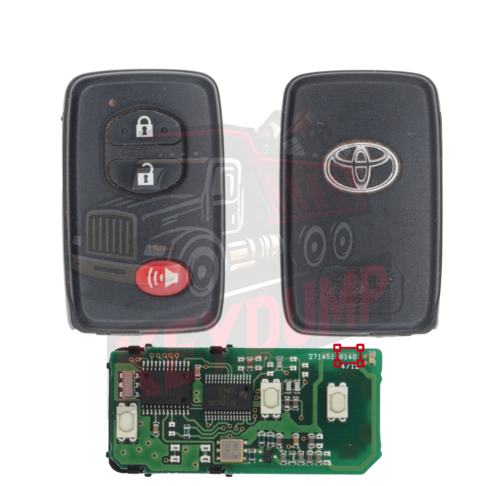 Toyota Smart Key | 3B | HYQ14AAB | 0140